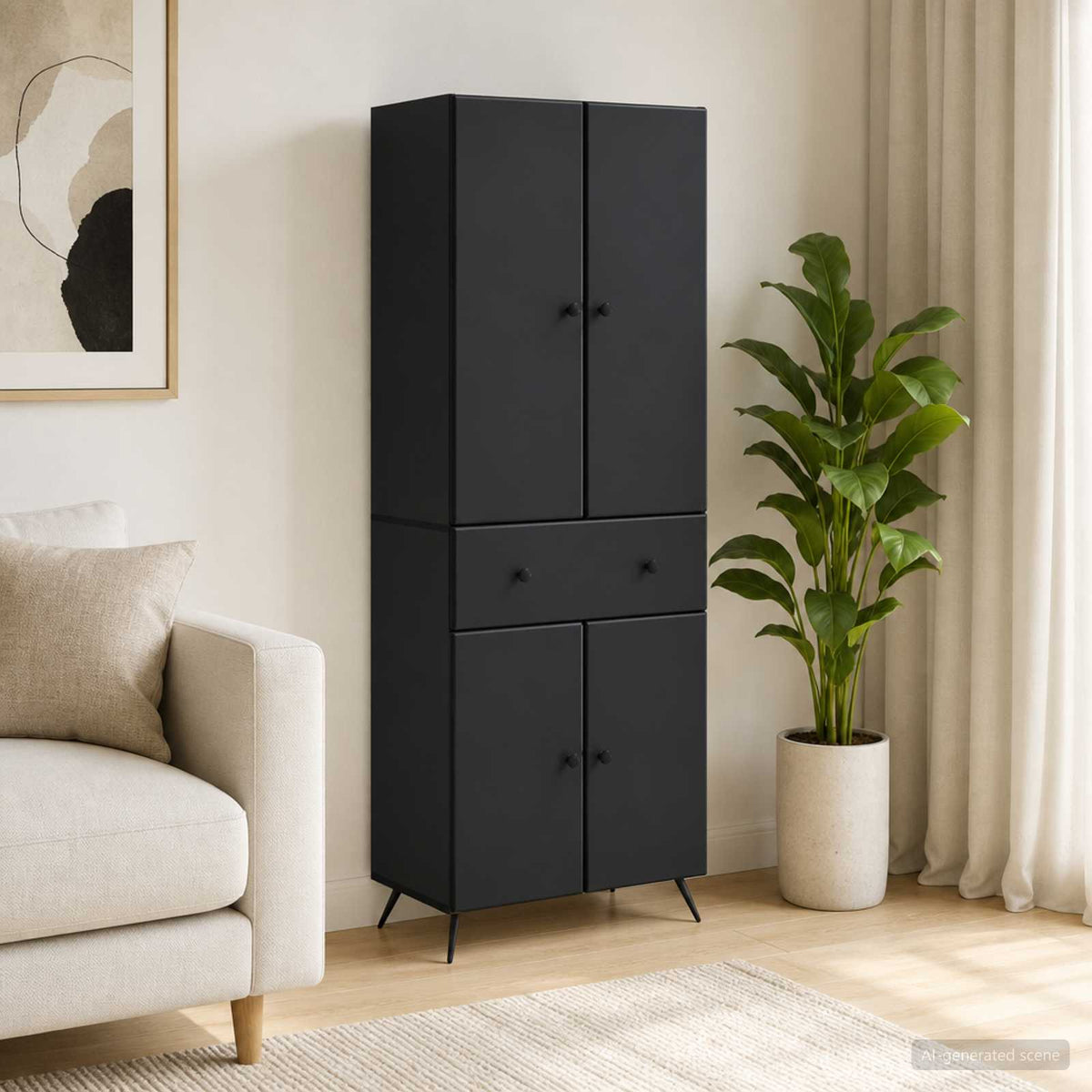 2 pcs Zwart is nu te koop bij PeponiXL, paradijselijk wonen!
