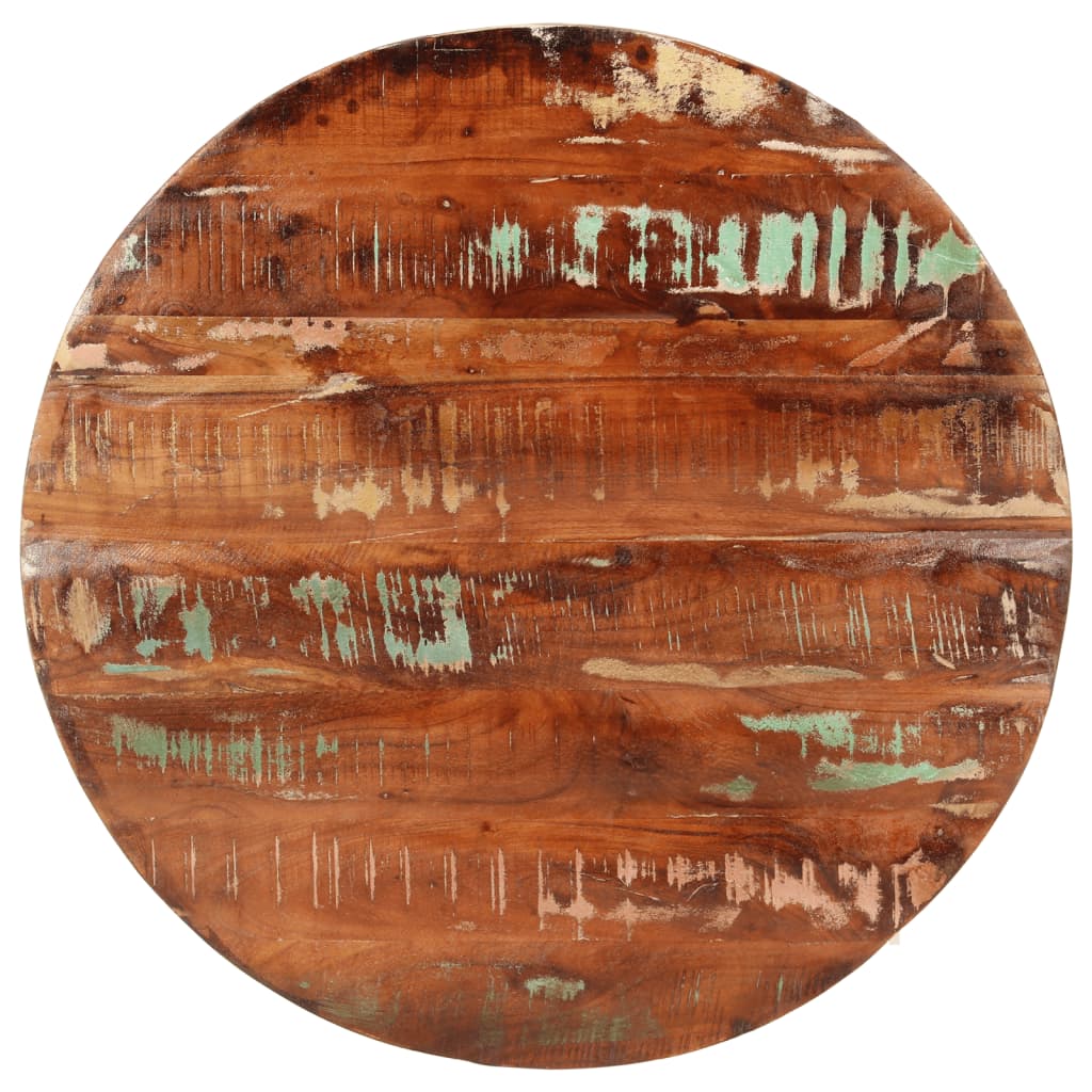 Tafelblad rond Ø 70x1,5 cm massief gerecycled hout is nu te koop bij PeponiXL, paradijselijk wonen!