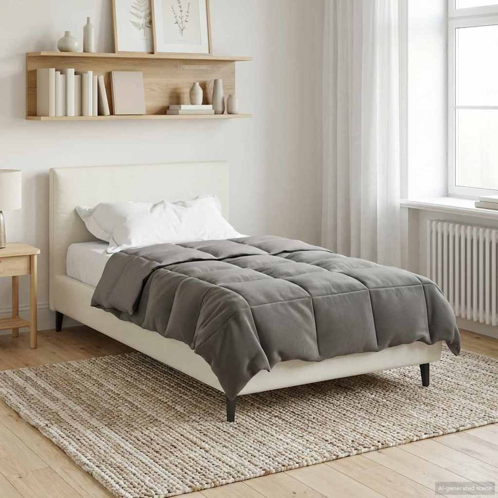 Zomer Dekbed Gekwilt Lichtgrijs 140 x 200 cm Microfiber is nu te koop bij PeponiXL, paradijselijk wonen!