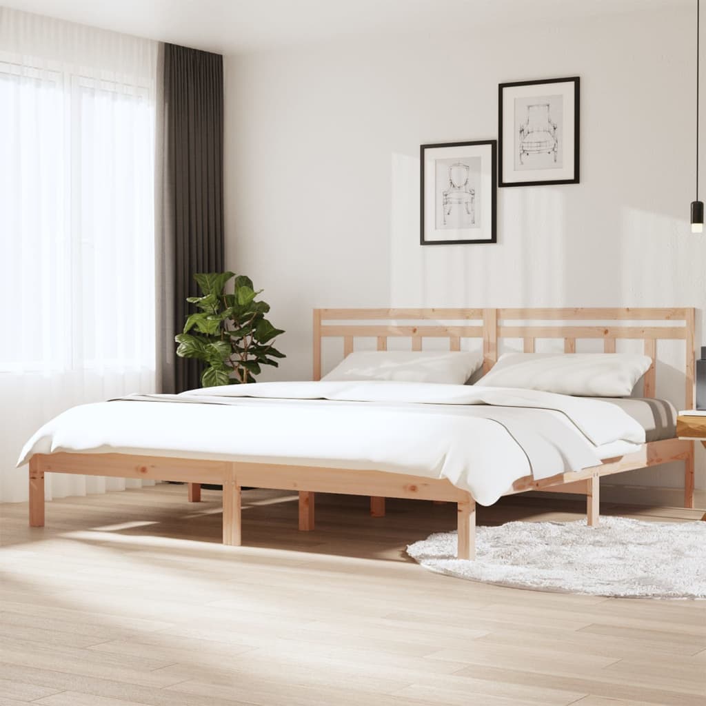 Bedframe massief hout 180x200 cm is nu te koop bij PeponiXL, paradijselijk wonen!