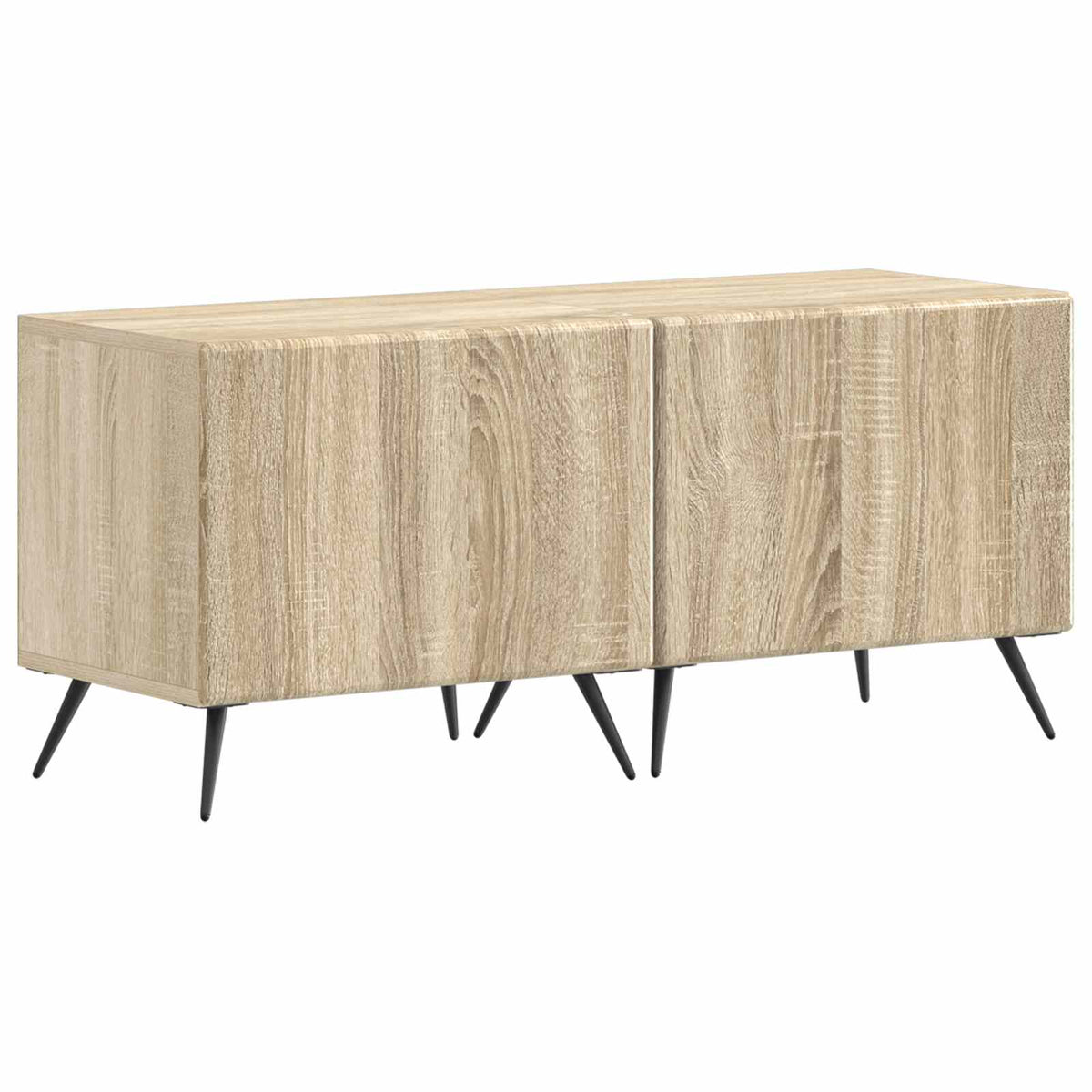 Tv-meubel Sonoma Eiken Bewerkt hout is nu te koop bij PeponiXL, paradijselijk wonen!