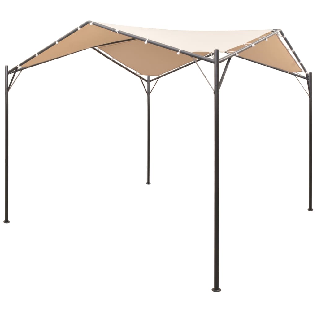 Prieel 3x3 m staal beige is nu te koop bij PeponiXL, paradijselijk wonen!
