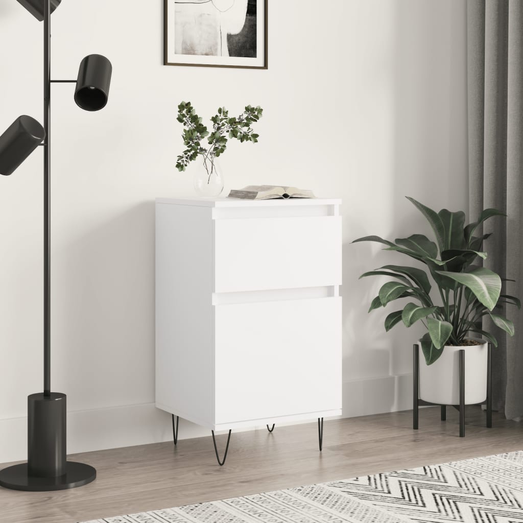 Dressoir 40x35x70 cm bewerkt hout wit is nu te koop bij PeponiXL, paradijselijk wonen!