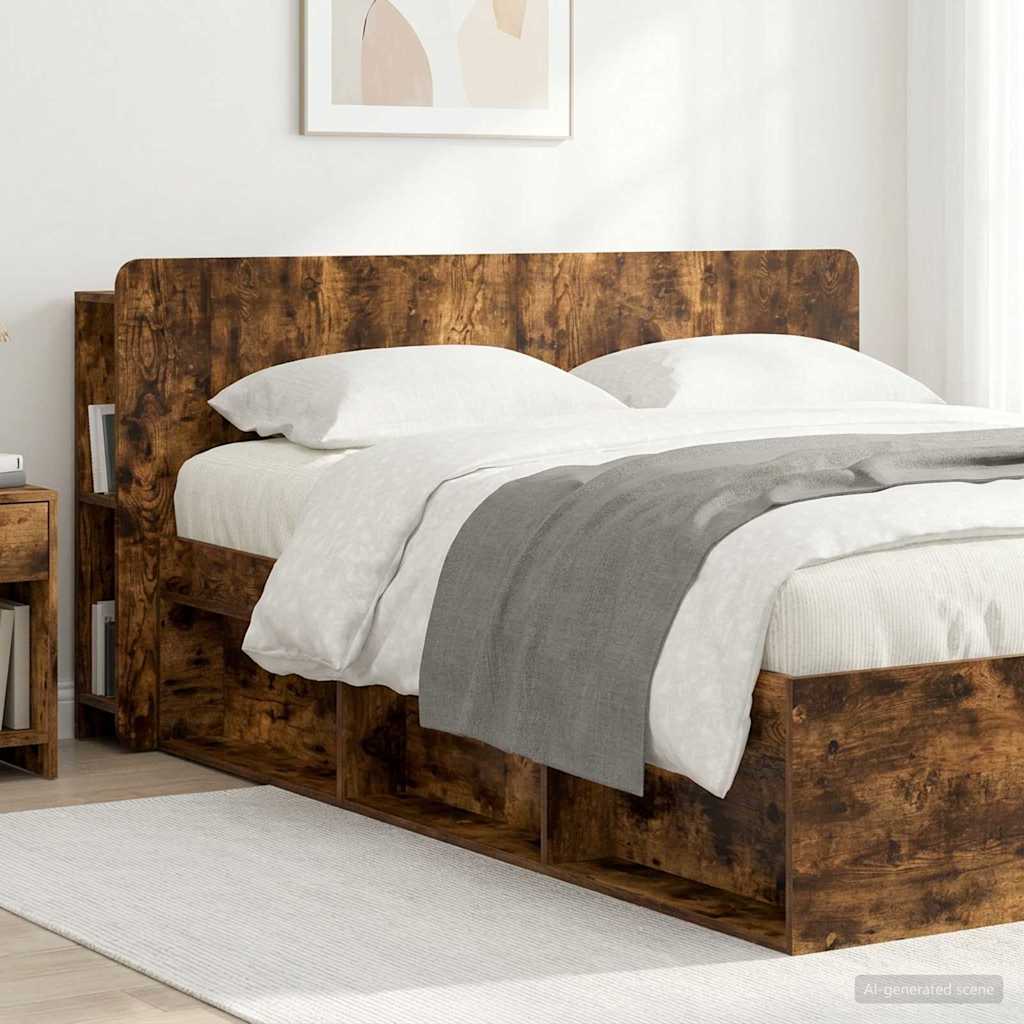 Hoofdeinde kas met opslag Gerookt eiken Bewerkt hout is nu te koop bij PeponiXL, paradijselijk wonen!