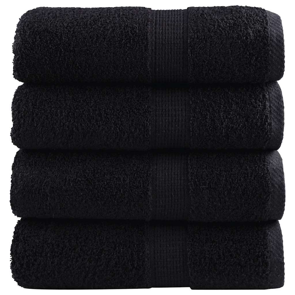 Gastendoekjes SOLUND 4 st 600 g/m² 30x50 cm zwart is nu te koop bij PeponiXL, paradijselijk wonen!