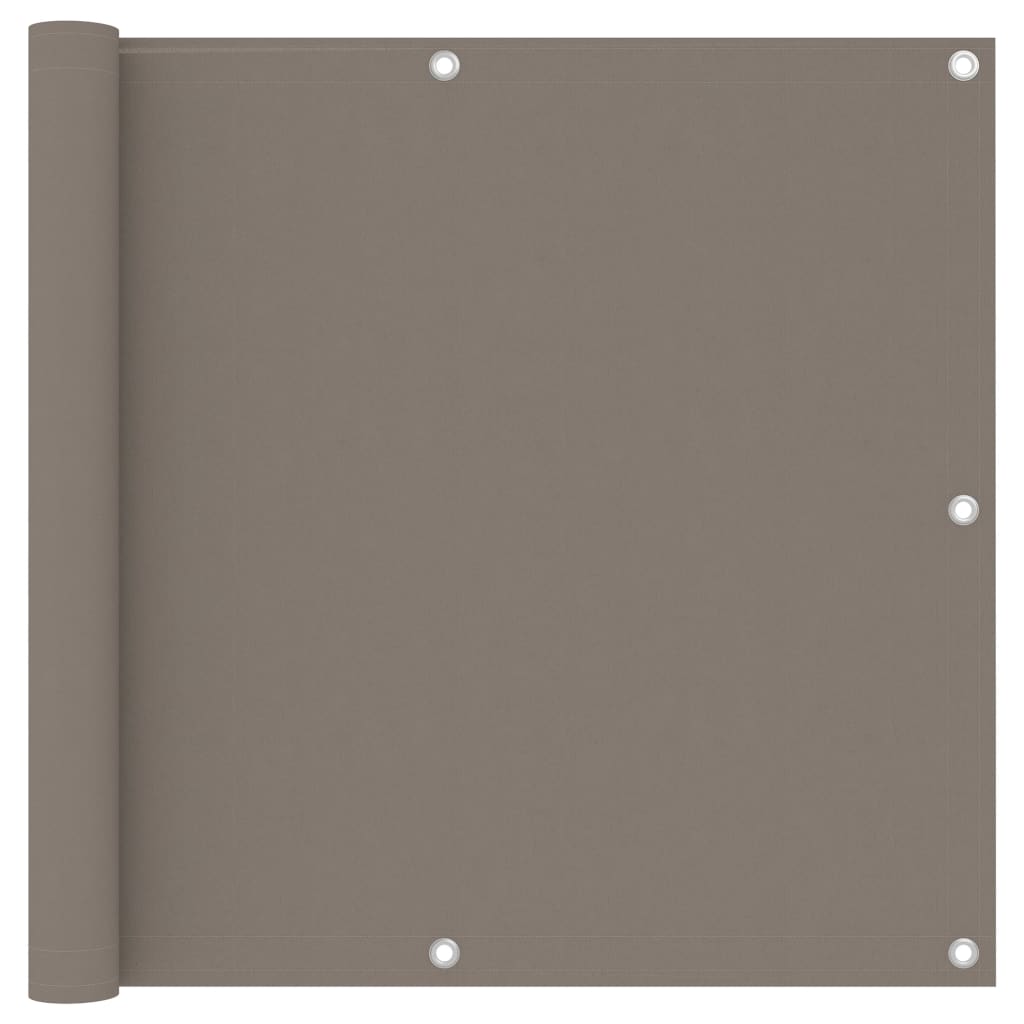 Balkonscherm 90x500 cm oxford stof taupe is nu te koop bij PeponiXL, paradijselijk wonen!