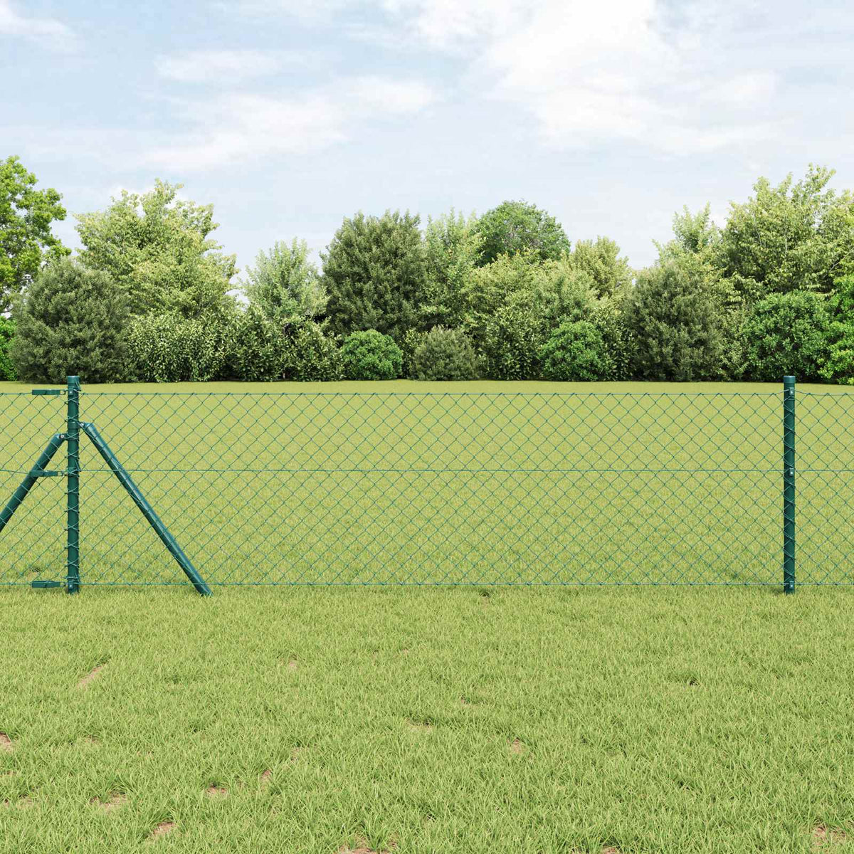 Kettenschakelhek Groen is nu te koop bij PeponiXL, paradijselijk wonen!