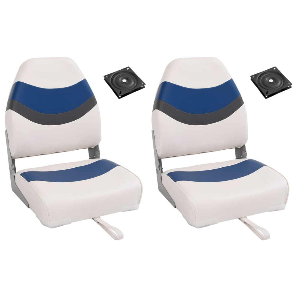 4-delige Bootstoelenset met hoge rugleuning inklapbaar is nu te koop bij PeponiXL, paradijselijk wonen!