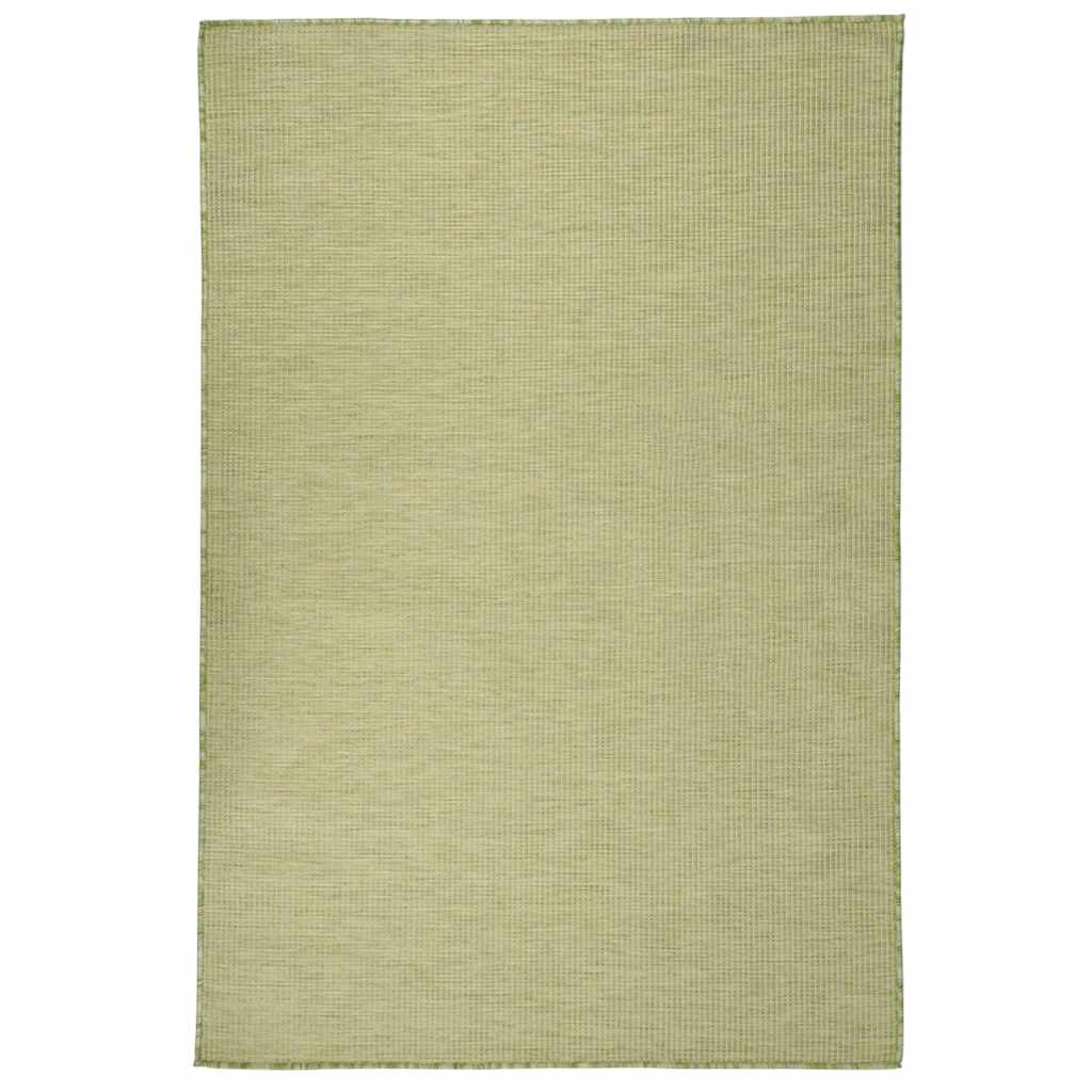 Buitenkleed platgeweven 120x170 cm groen is nu te koop bij PeponiXL, paradijselijk wonen!