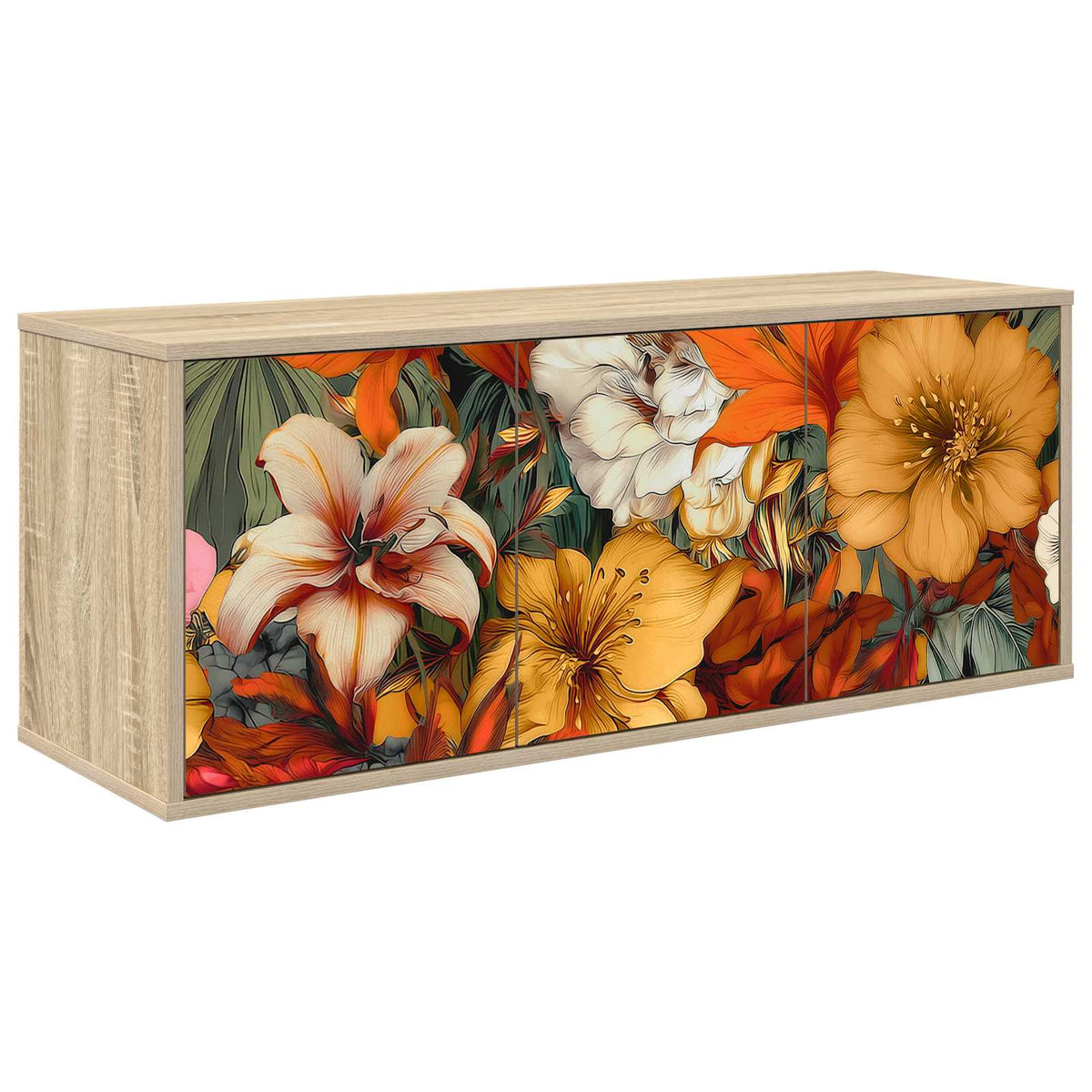 Wandgemonteerd tv-meubel GENNEP 102 x 33 x 40 cm Sonoma Eiken is nu te koop bij PeponiXL, paradijselijk wonen!