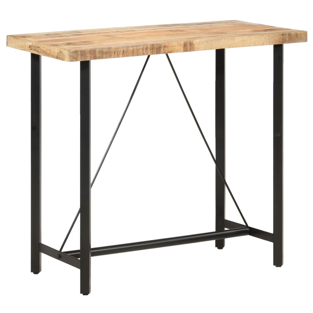 Bartafel 120x58x107 cm ruw mangohout is nu te koop bij PeponiXL, paradijselijk wonen!