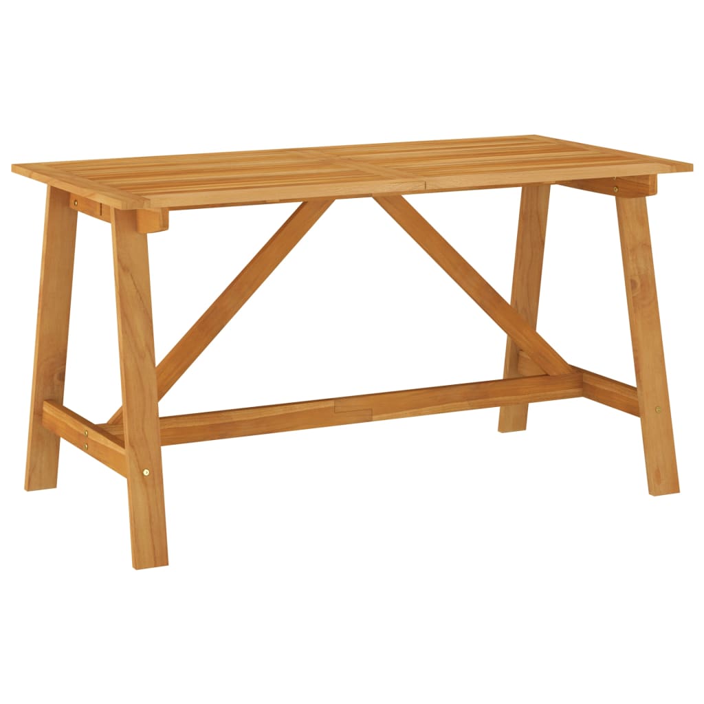 Tuintafel 140x70x73,5 cm massief acaciahout is nu te koop bij PeponiXL, paradijselijk wonen!