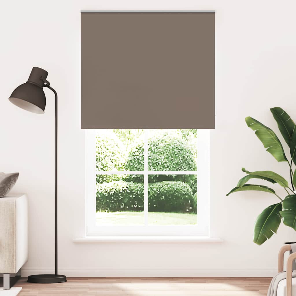 Rolgordijn verduisterend koffie 130x210 cm stofbreedte 126,6 cm is nu te koop bij PeponiXL, paradijselijk wonen!