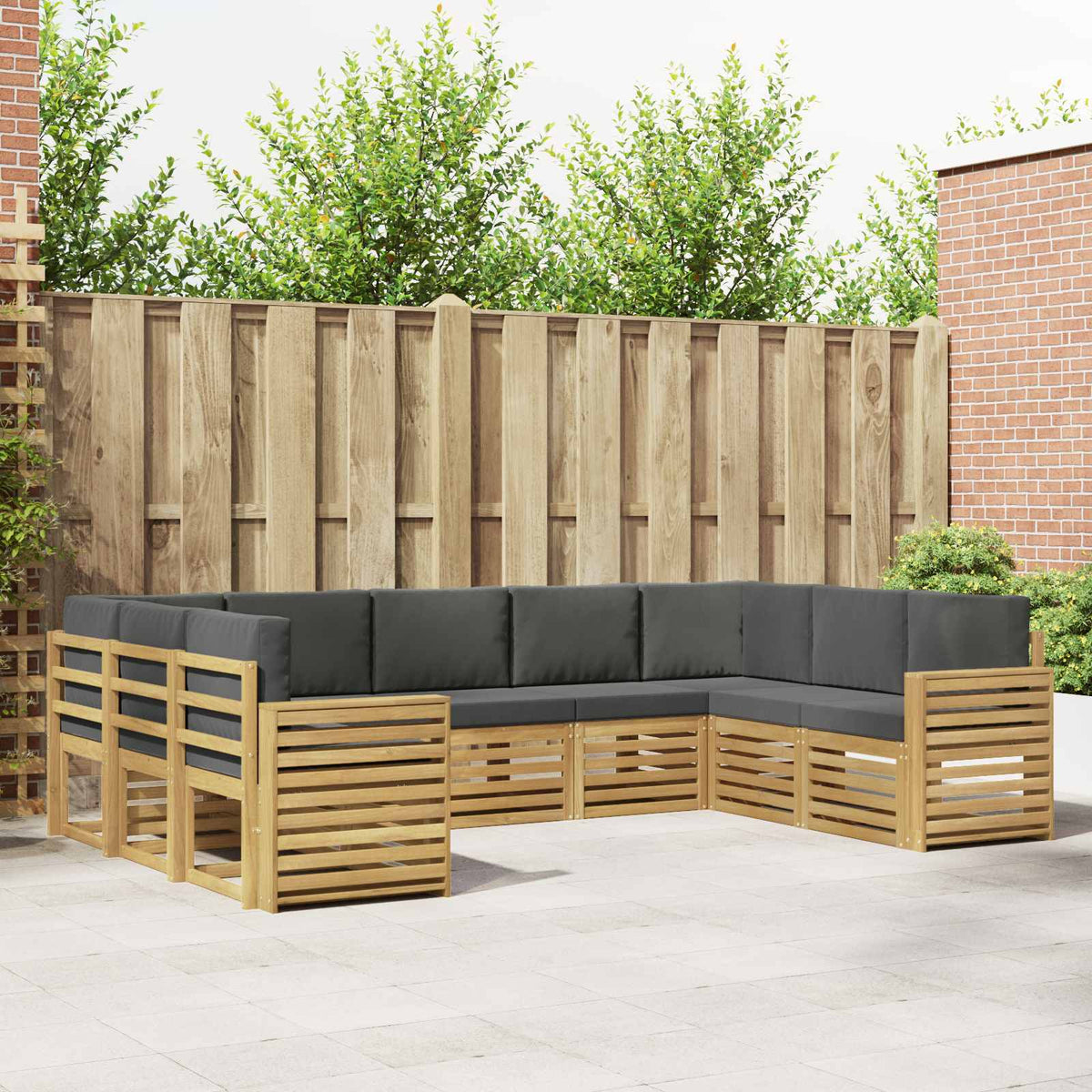 Sofa-Sets Massief Acaciahout is nu te koop bij PeponiXL, paradijselijk wonen!