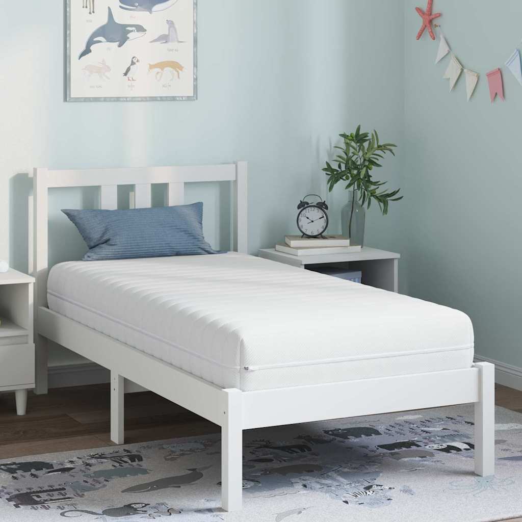 Matras Wit 80 x 160 cm Pocketvering is nu te koop bij PeponiXL, paradijselijk wonen!