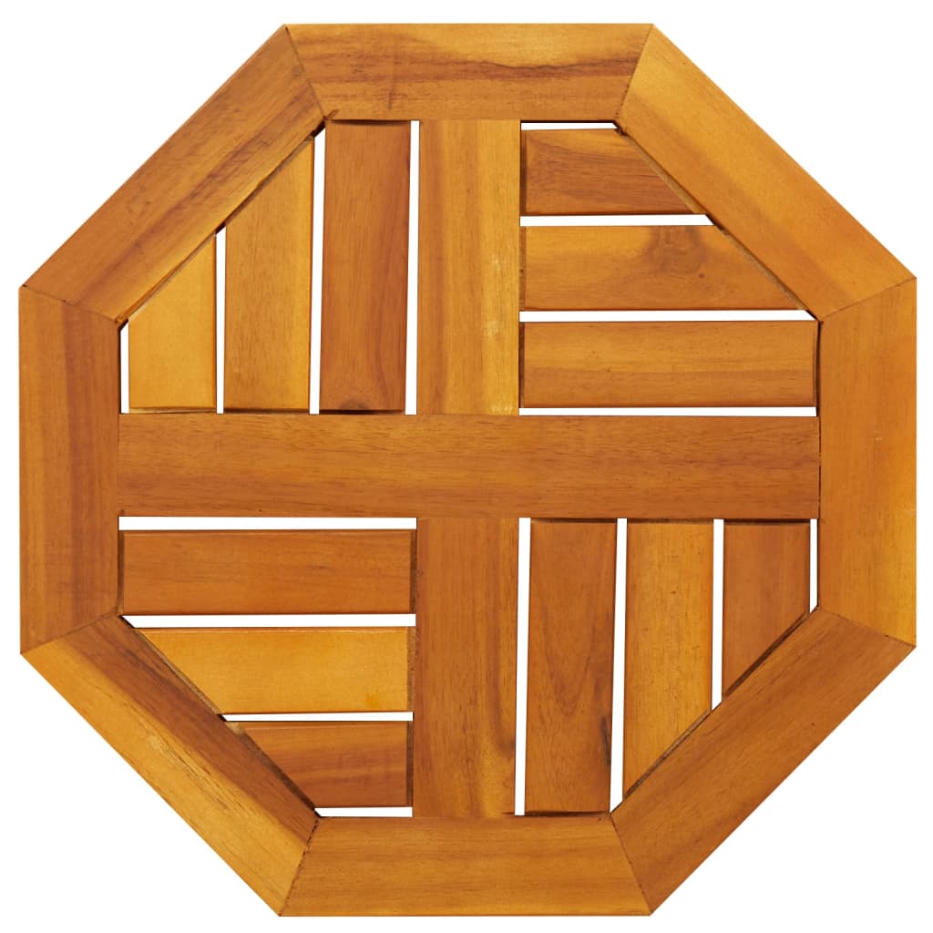 Tafelblad achthoekig 40x40x2 cm massief acaciahout is nu te koop bij PeponiXL, paradijselijk wonen!