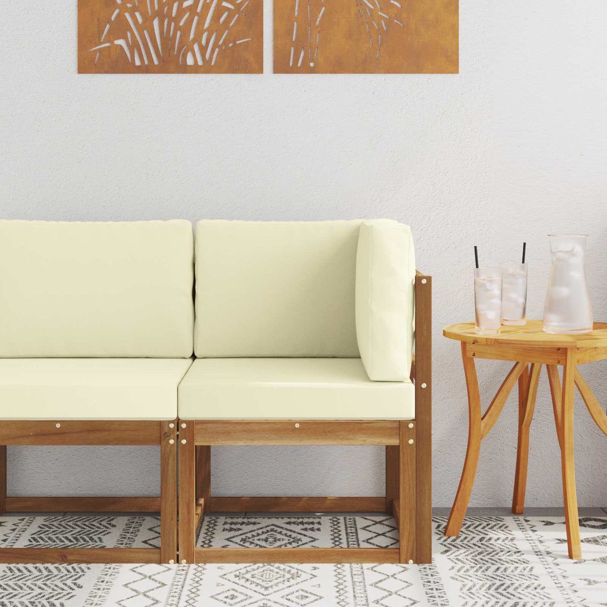 Buiten Hoek Sofa Massief Acaciahout is nu te koop bij PeponiXL, paradijselijk wonen!
