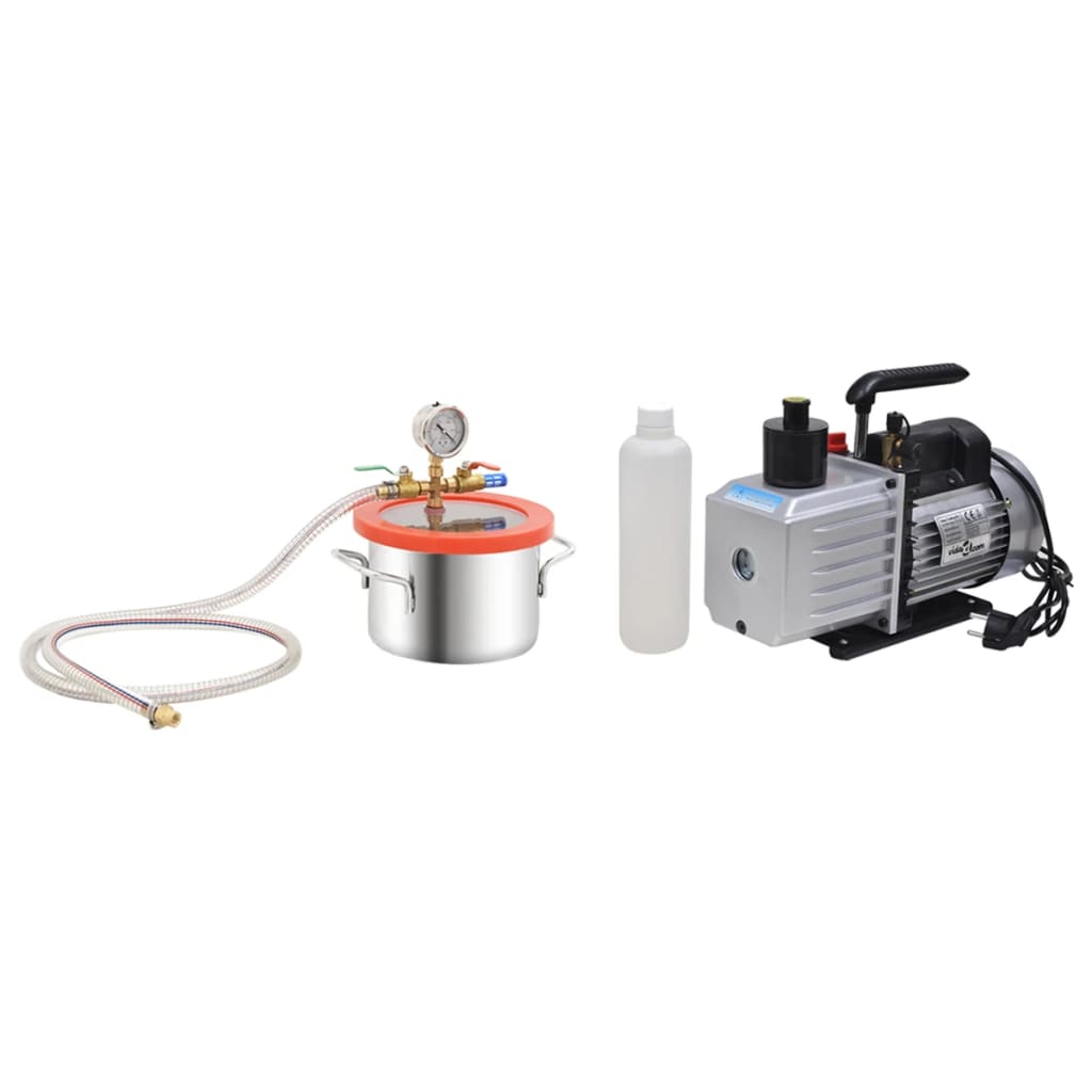 Vacuümkamer met 2-traps pomp 3,7 L is nu te koop bij PeponiXL, paradijselijk wonen!