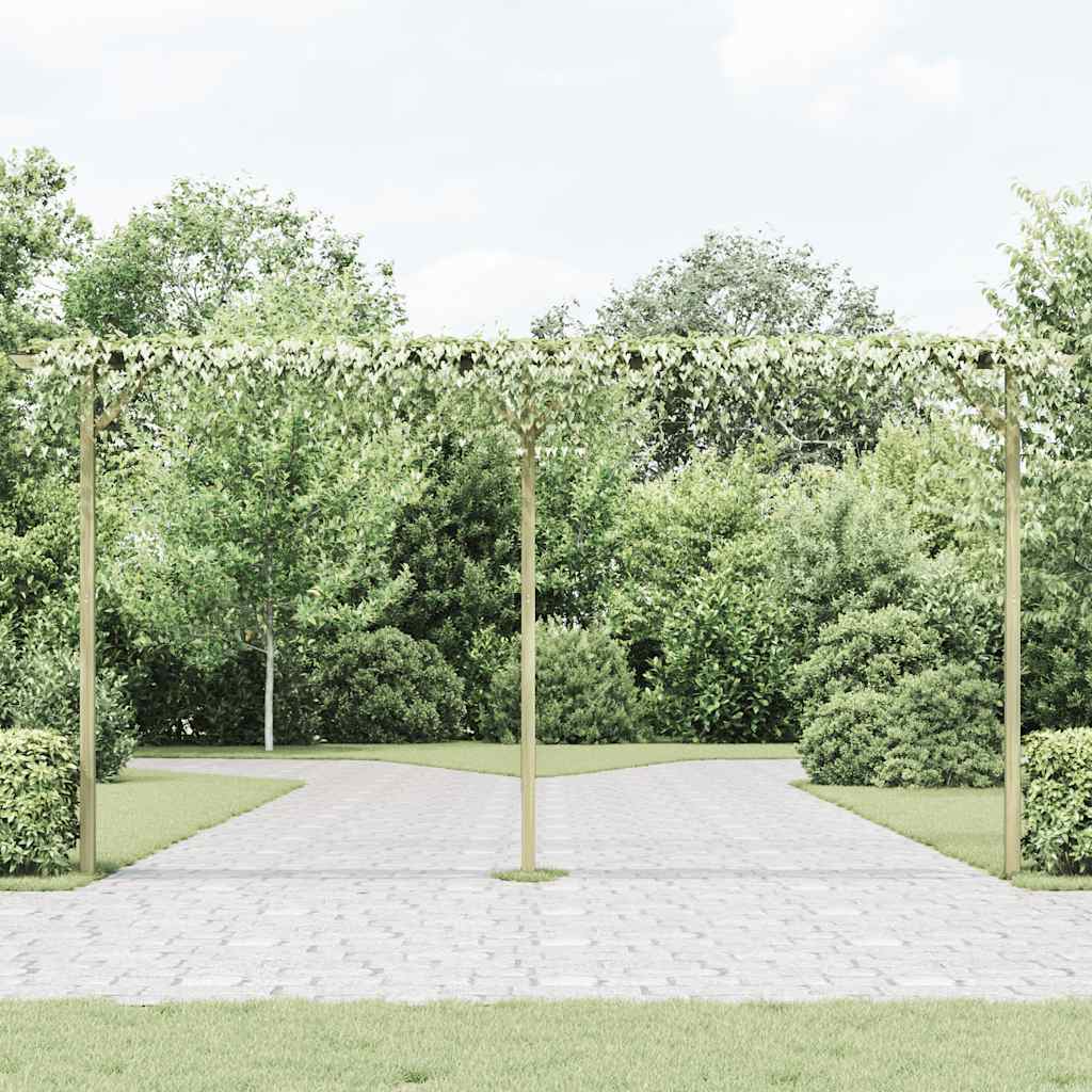 Pergola 410x40x203 cm hout is nu te koop bij PeponiXL, paradijselijk wonen!