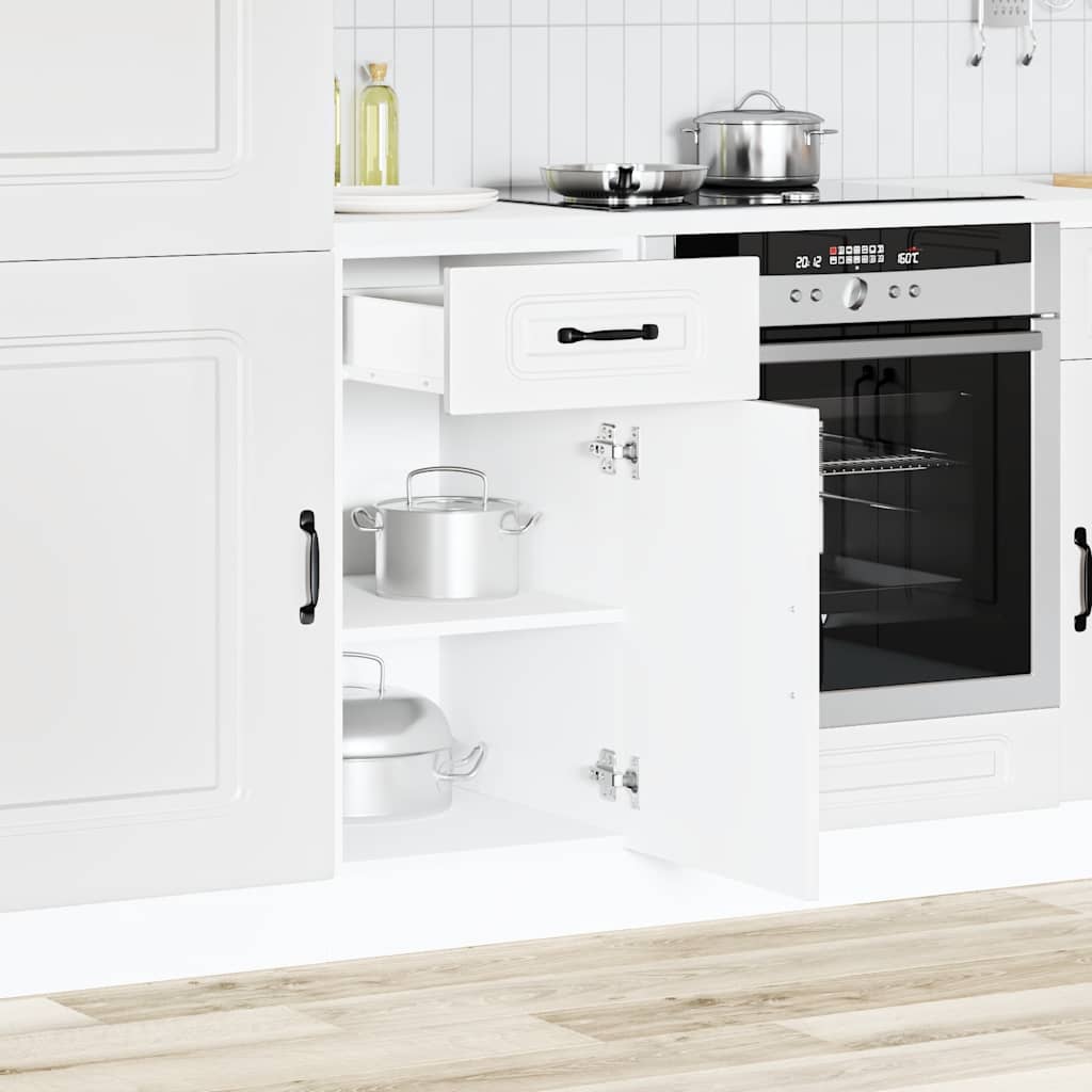 Onderkast Kalmar bewerkt hout wit is nu te koop bij PeponiXL, paradijselijk wonen!