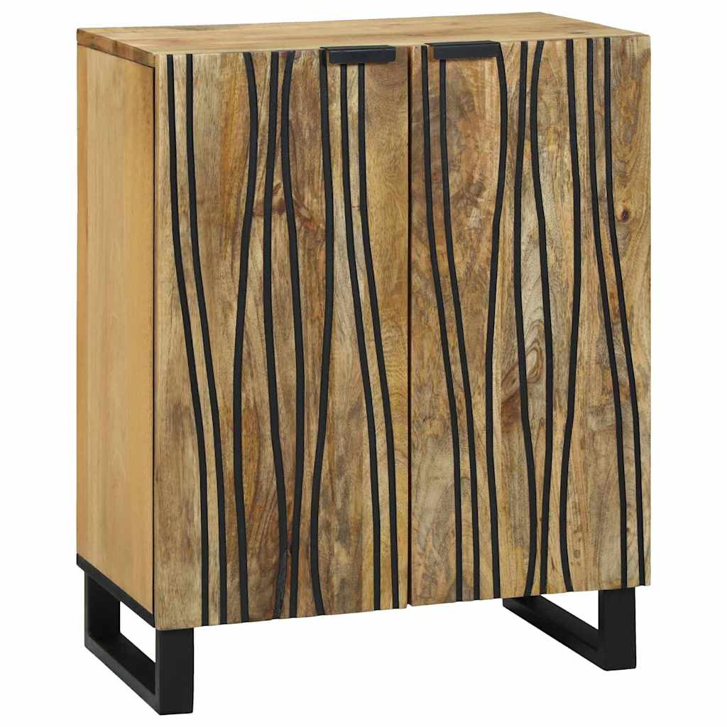 Dressoir Naturel 60 x 33,5 x 75 cm Massief Mango Hout is nu te koop bij PeponiXL, paradijselijk wonen!