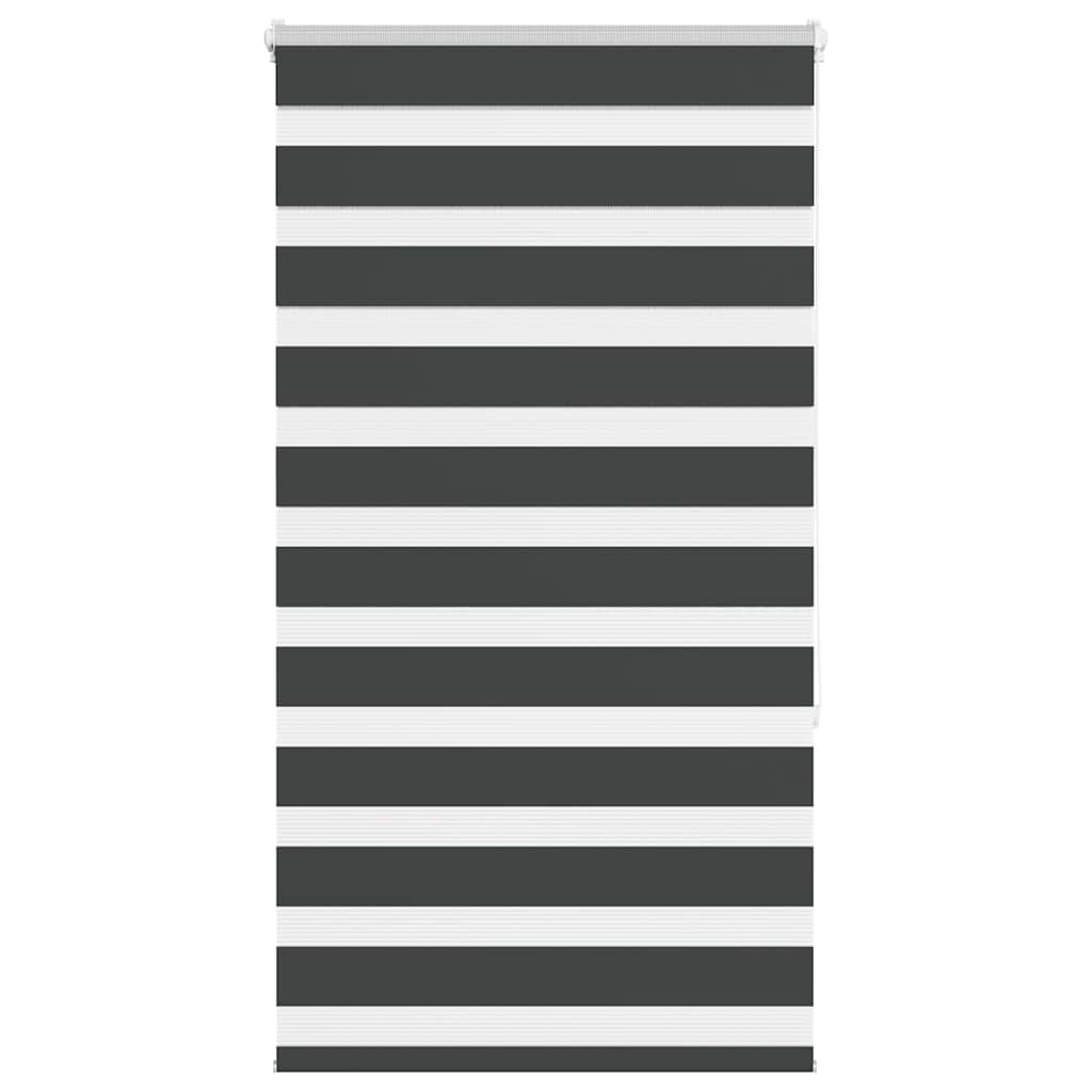 Zebra rolgordijn 90x150 cm stofbreedte 85,9 cm zwart is nu te koop bij PeponiXL, paradijselijk wonen!