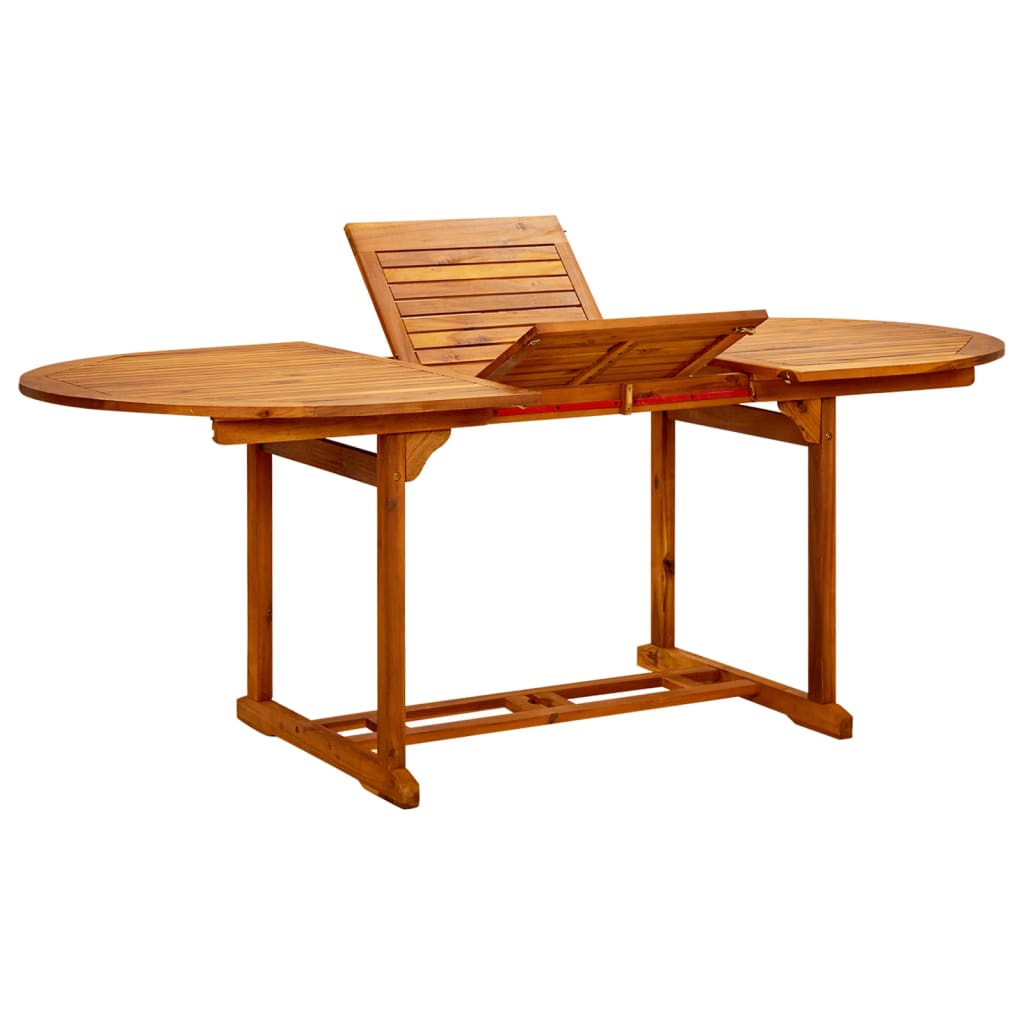 Tuintafel (150-200)x100x75 cm massief acaciahout is nu te koop bij PeponiXL, paradijselijk wonen!