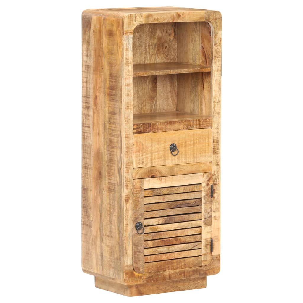 Hoge kast 45x32x110 cm ruw mangohout is nu te koop bij PeponiXL, paradijselijk wonen!