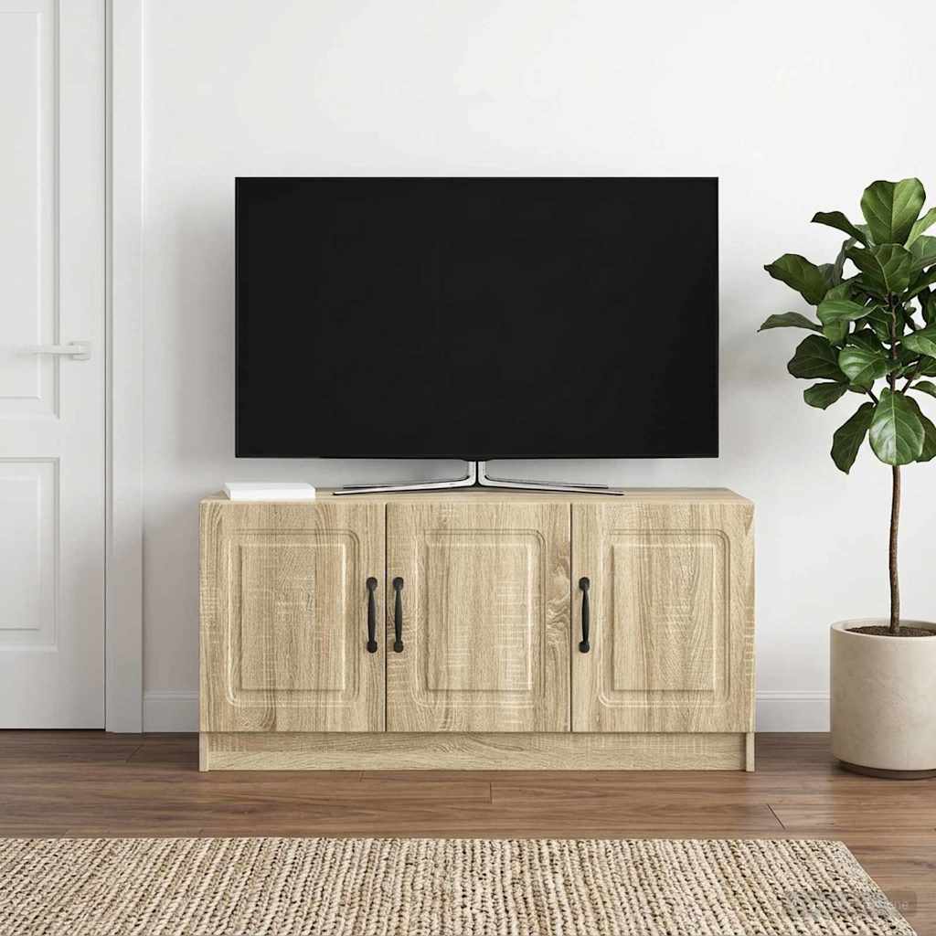 TV-kast Sonoma Eiken 99 x 34,5 x 47 cm Bewerkt hout is nu te koop bij PeponiXL, paradijselijk wonen!
