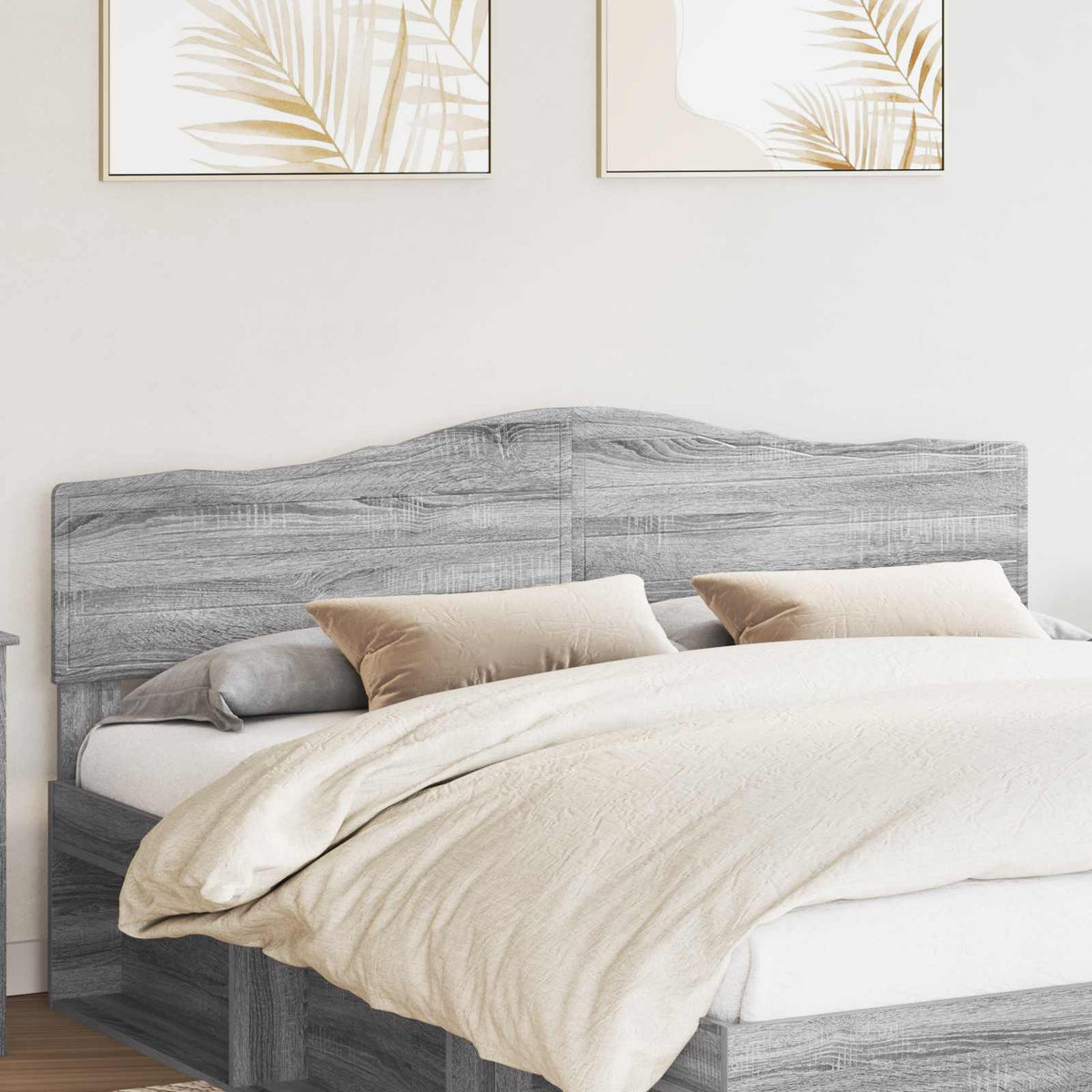 Hoofdbord Grijs Sonoma Bewerkt hout is nu te koop bij PeponiXL, paradijselijk wonen!