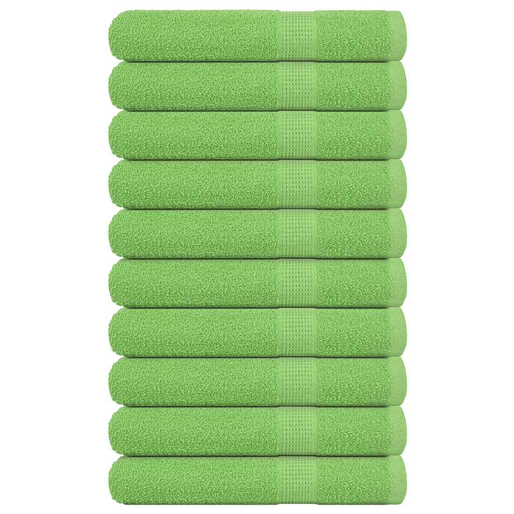 Saunahanddoeken FROGN 10 st 80x200 cm 360 g/m² appelgroen is nu te koop bij PeponiXL, paradijselijk wonen!