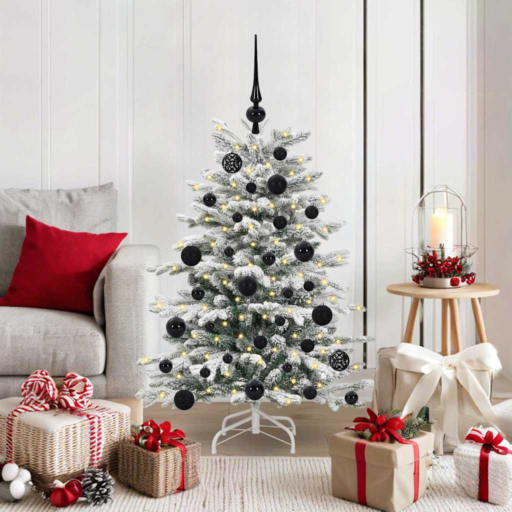 Kunstmatige Inklapbare Kerstboom Wit 120 cm PE en PVC is nu te koop bij PeponiXL, paradijselijk wonen!