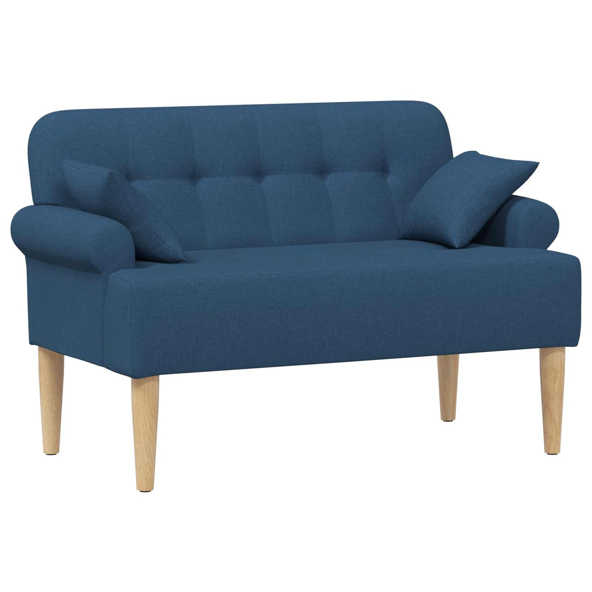 Loungebank met knopencomfort Blauw 120 x 65 x 79 cm Stof is nu te koop bij PeponiXL, paradijselijk wonen!