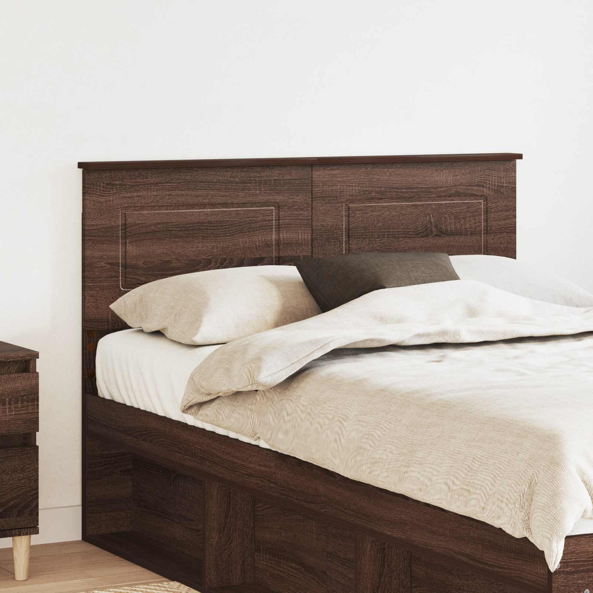 Hoofdbord Bruin Eiken Bewerkt hout is nu te koop bij PeponiXL, paradijselijk wonen!