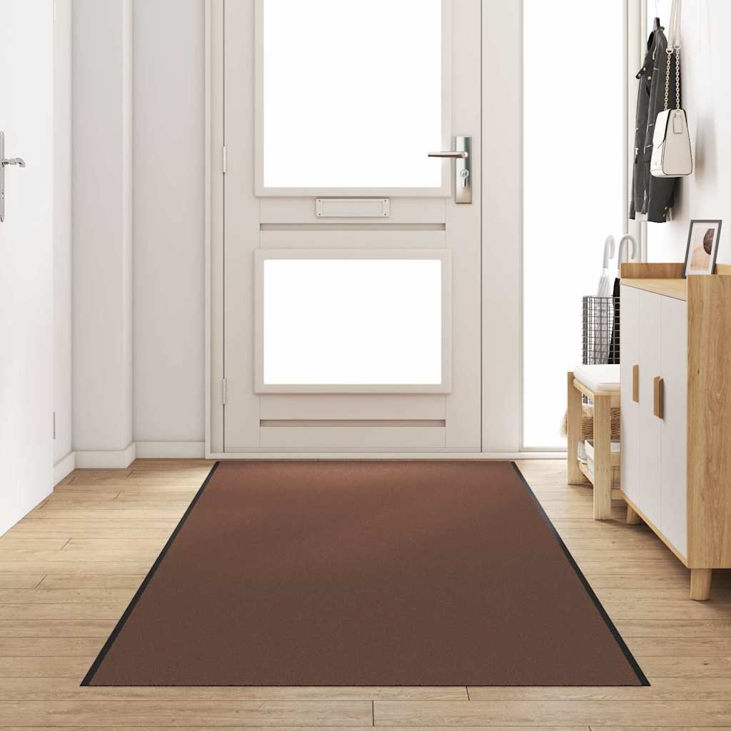 Deurmat Bruin en zwart 120 x 400 cm 100% Polyamide is nu te koop bij PeponiXL, paradijselijk wonen!