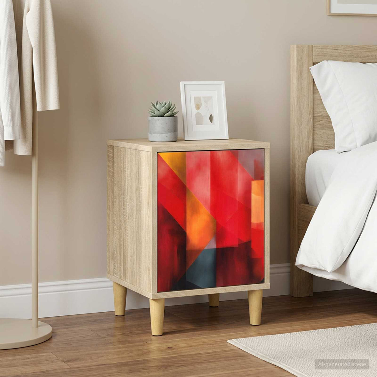 Nachtkastje HEESCH 2 st Sonoma Eiken 36 x 33 x 50 cm is nu te koop bij PeponiXL, paradijselijk wonen!