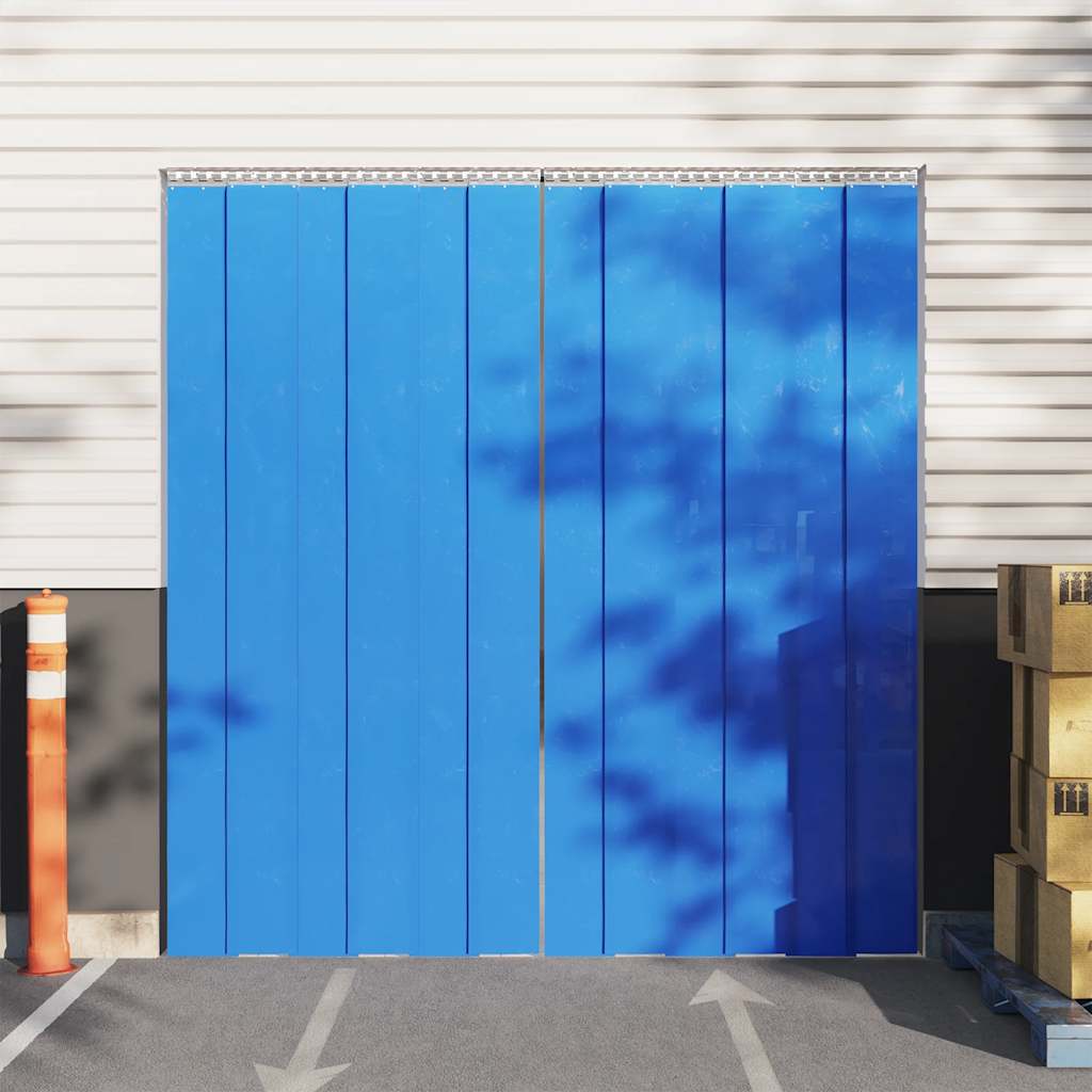 Deurgordijn 200x1,6 mm 25 m PVC blauw is nu te koop bij PeponiXL, paradijselijk wonen!