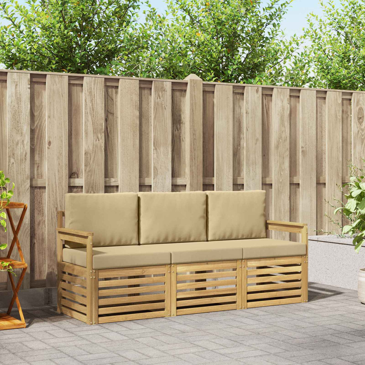 Sofa-Sets Massief Acaciahout is nu te koop bij PeponiXL, paradijselijk wonen!