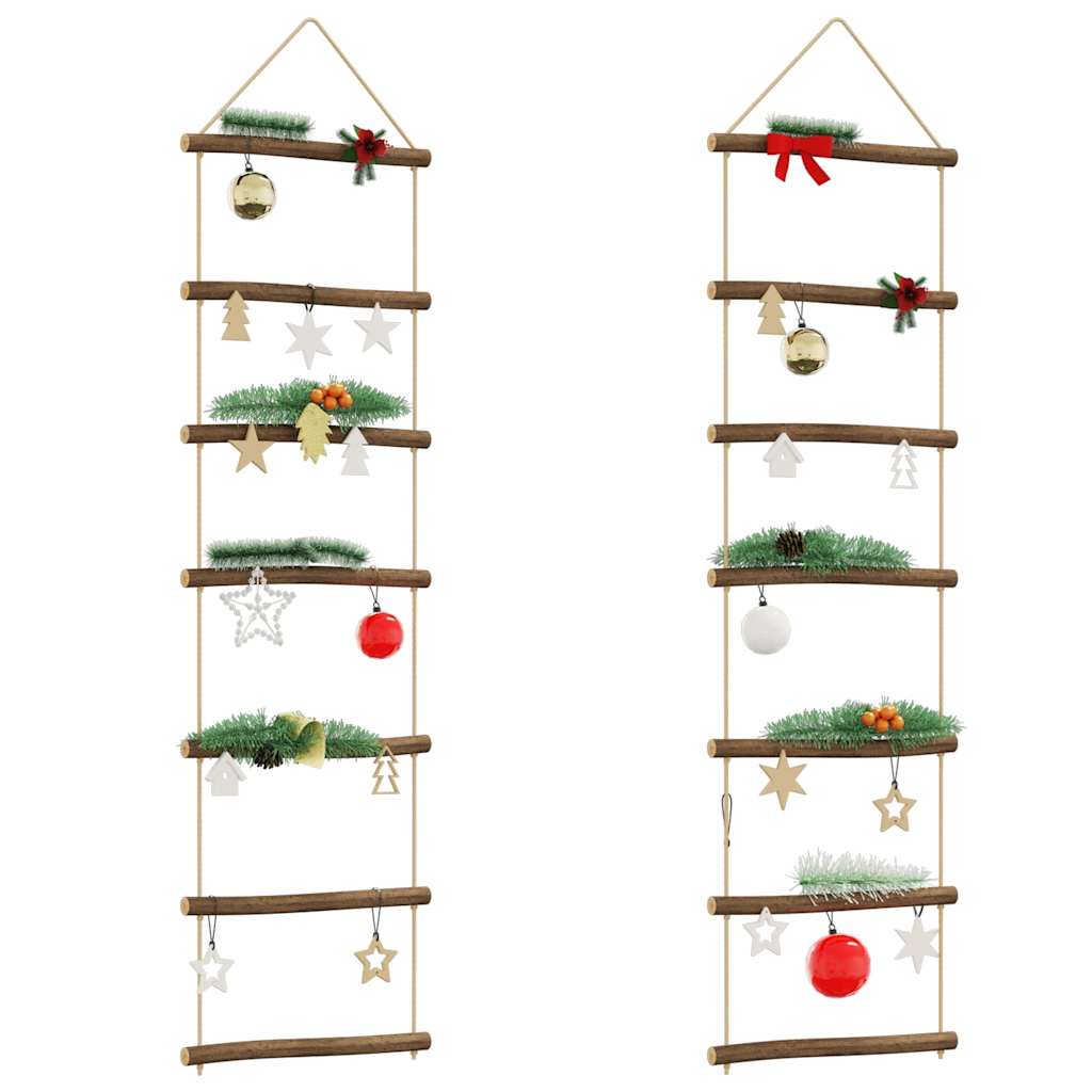 Wanddecoraties laddervormig 2 st 30x100 cm naturel tak is nu te koop bij PeponiXL, paradijselijk wonen!
