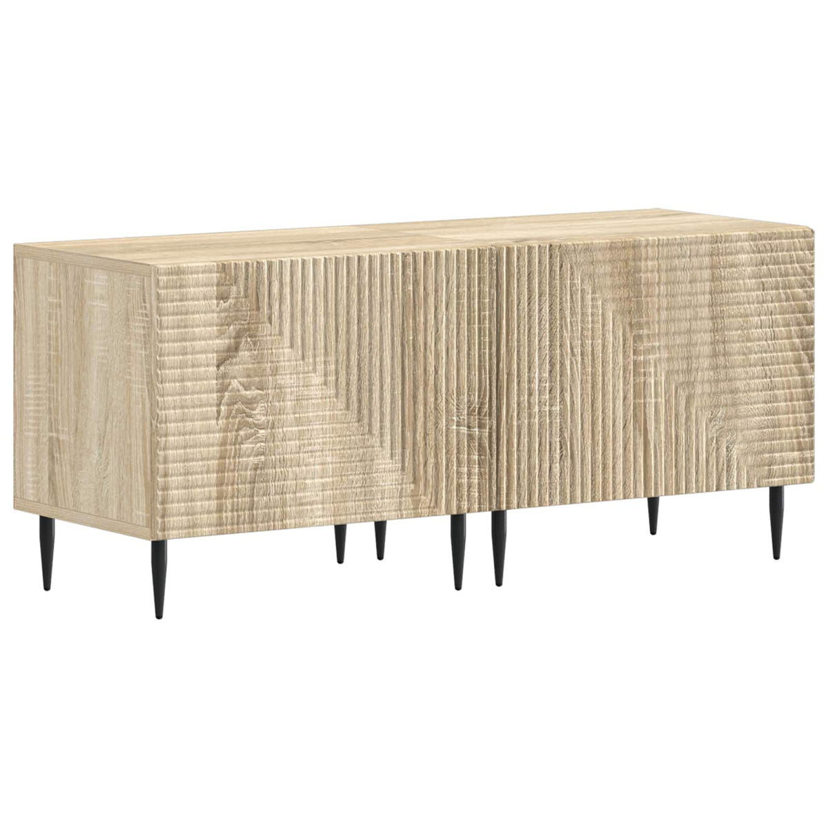 Tv-meubel Sonoma Eiken Bewerkt hout is nu te koop bij PeponiXL, paradijselijk wonen!