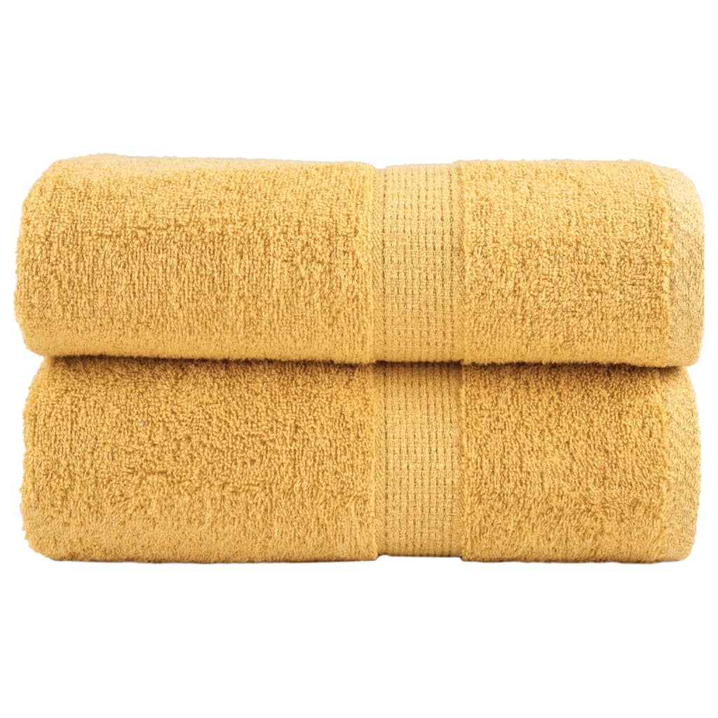 Gastendoekjes SOLUND 2 st 600 g/m² 30x50 cm goudkleurig is nu te koop bij PeponiXL, paradijselijk wonen!