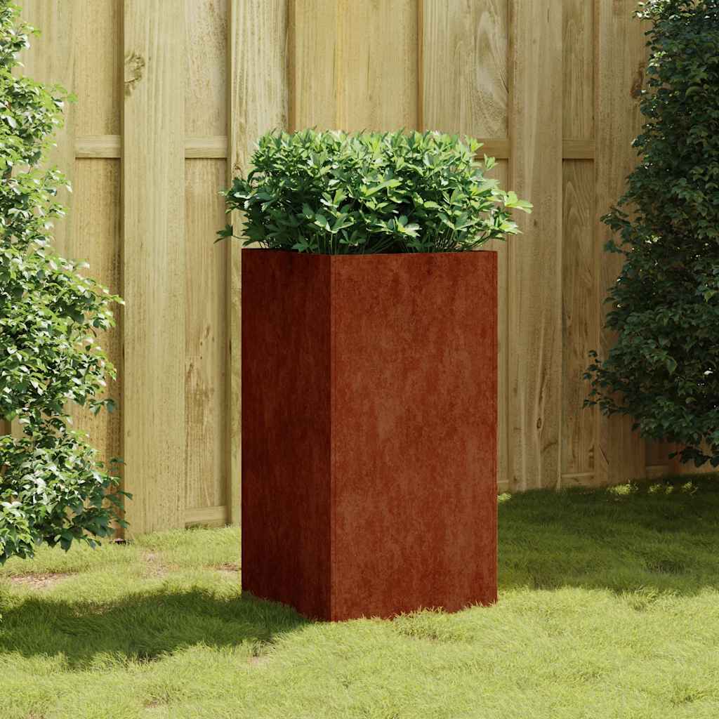 Plantenbak 40x40x80 cm cortenstaal is nu te koop bij PeponiXL, paradijselijk wonen!