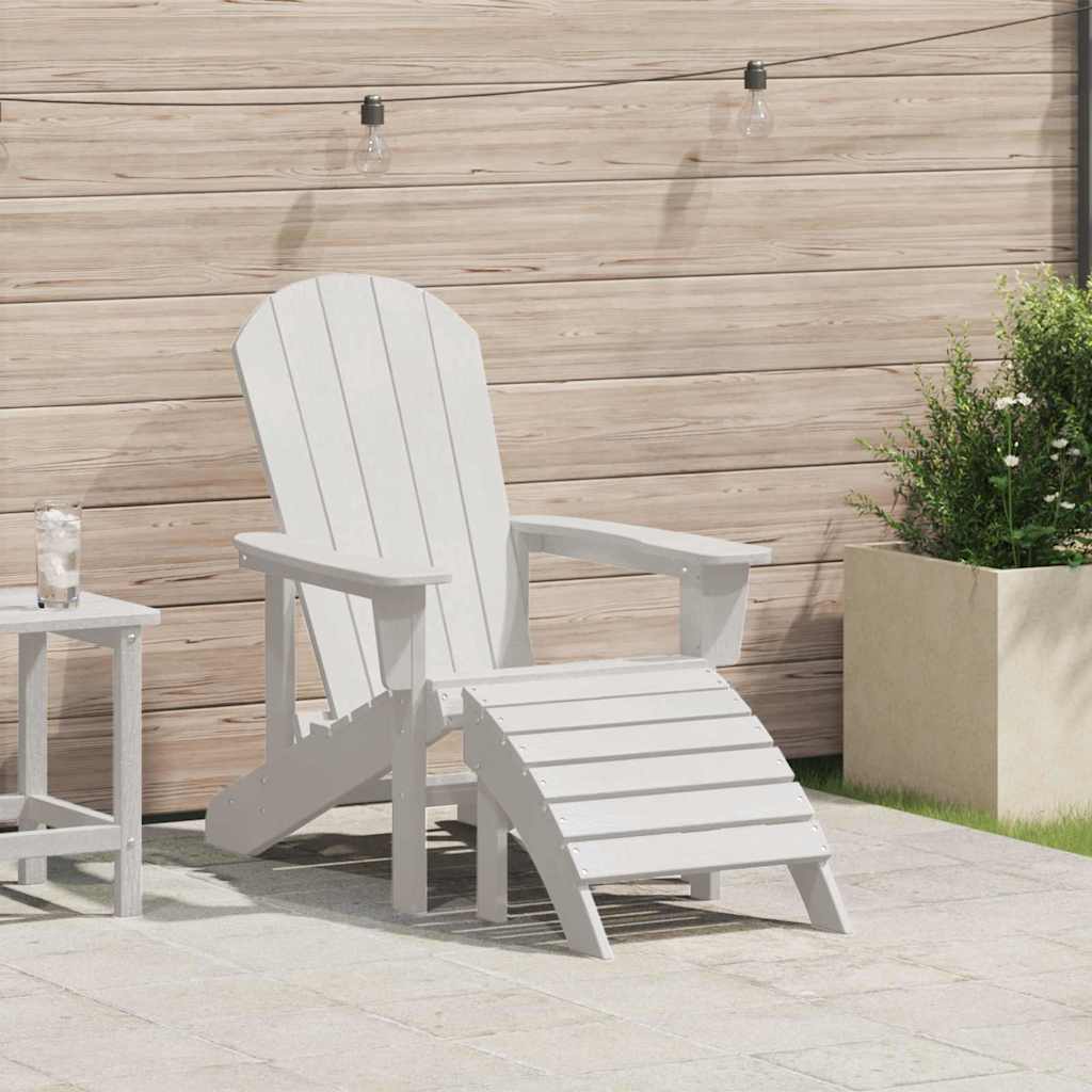 Adirondack-stoel Wit 82 x 74 x 92 cm HDPE is nu te koop bij PeponiXL, paradijselijk wonen!