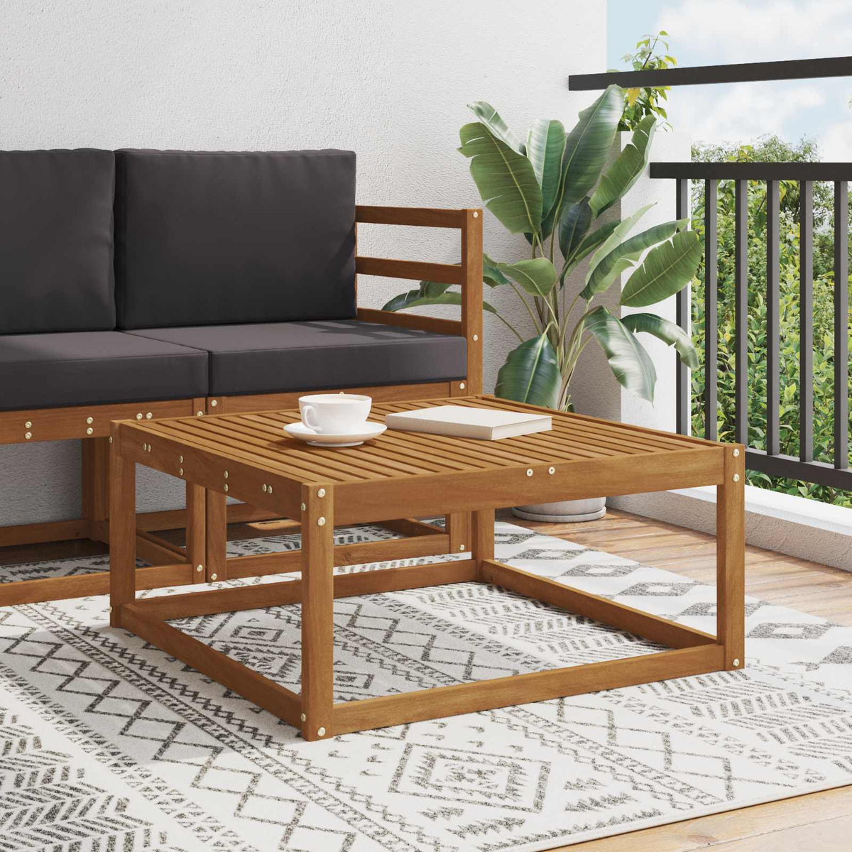 Buiten Tafel Naturel 79 x 79 x 37 cm is nu te koop bij PeponiXL, paradijselijk wonen!