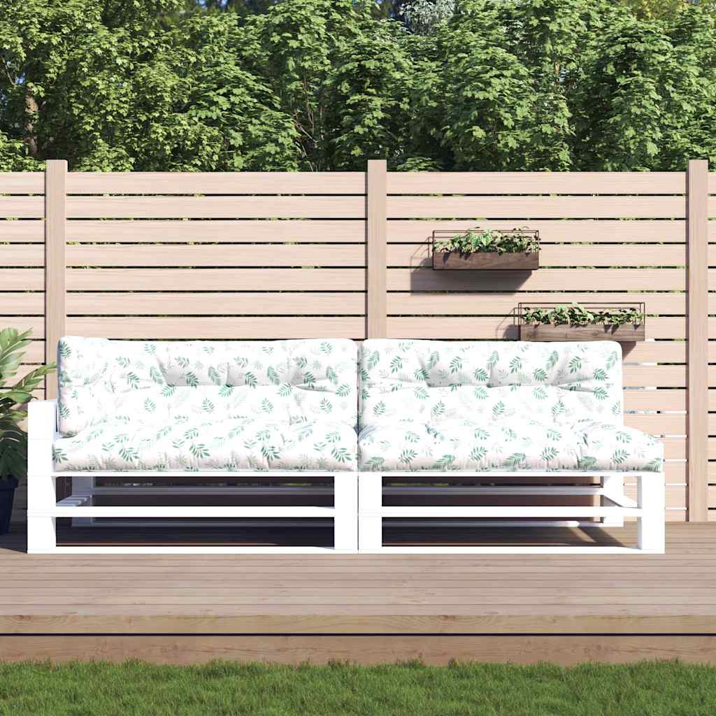 Palletkussens 5 st bladpatroon stof is nu te koop bij PeponiXL, paradijselijk wonen!