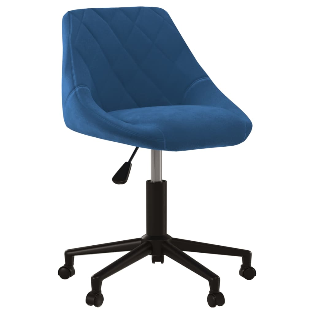 Eetkamerstoel draaibaar fluweel blauw is nu te koop bij PeponiXL, paradijselijk wonen!