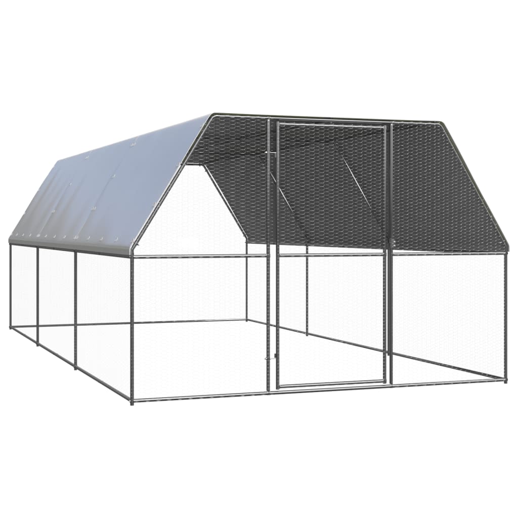 Buitenhok voor kippen 3x6x2 m gegalvaniseerd staal is nu te koop bij PeponiXL, paradijselijk wonen!