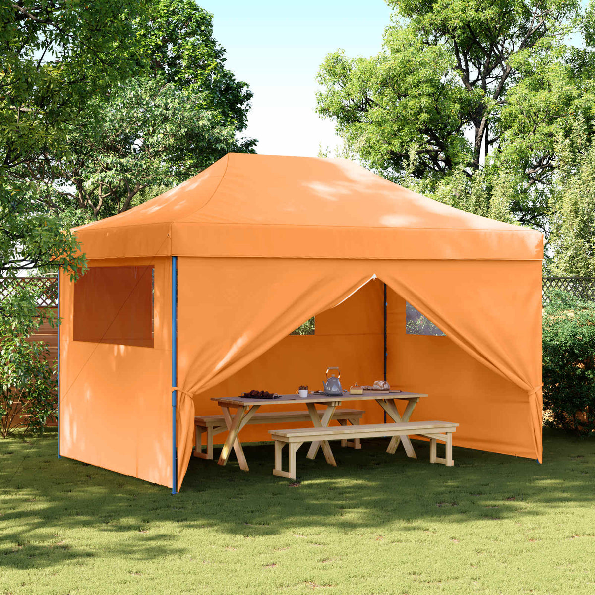 Partytent Oranje 279 x 410 x 315 cm Oxford Stof is nu te koop bij PeponiXL, paradijselijk wonen!