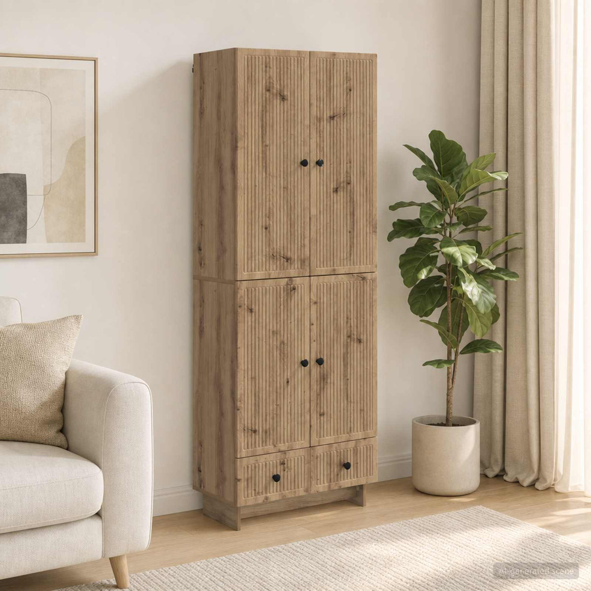 Kastenset 2 st Artisanaal eiken Bewerkt hout is nu te koop bij PeponiXL, paradijselijk wonen!
