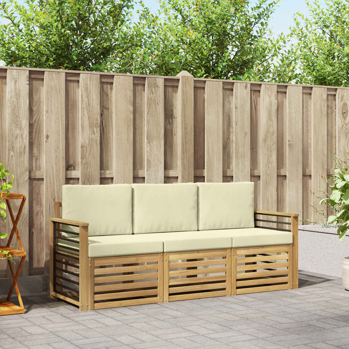 Sofa-Sets Massief Acaciahout is nu te koop bij PeponiXL, paradijselijk wonen!